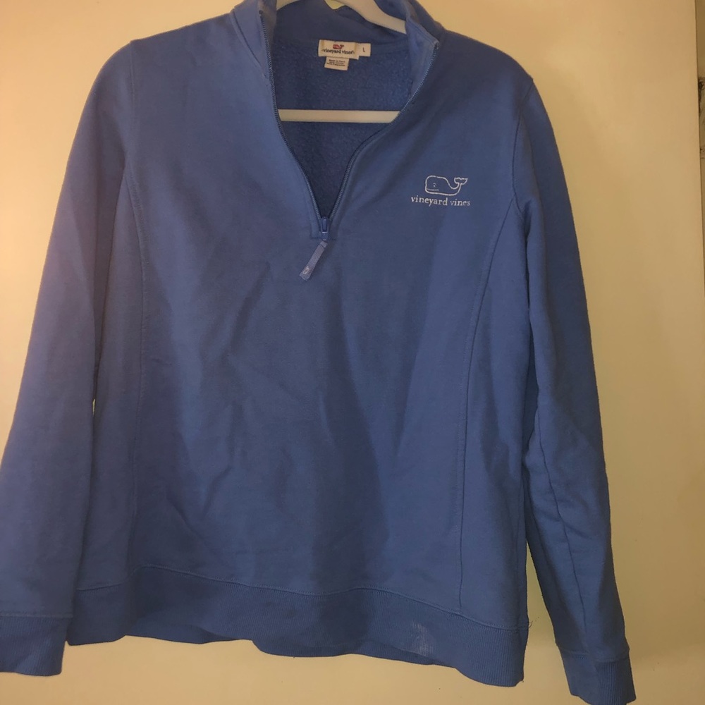 Vineyard Vines Half-Zip w/ Whale Sticker